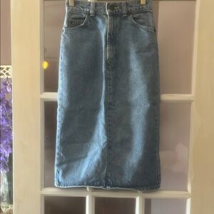 Levi's Classic Blue Denim Skirt